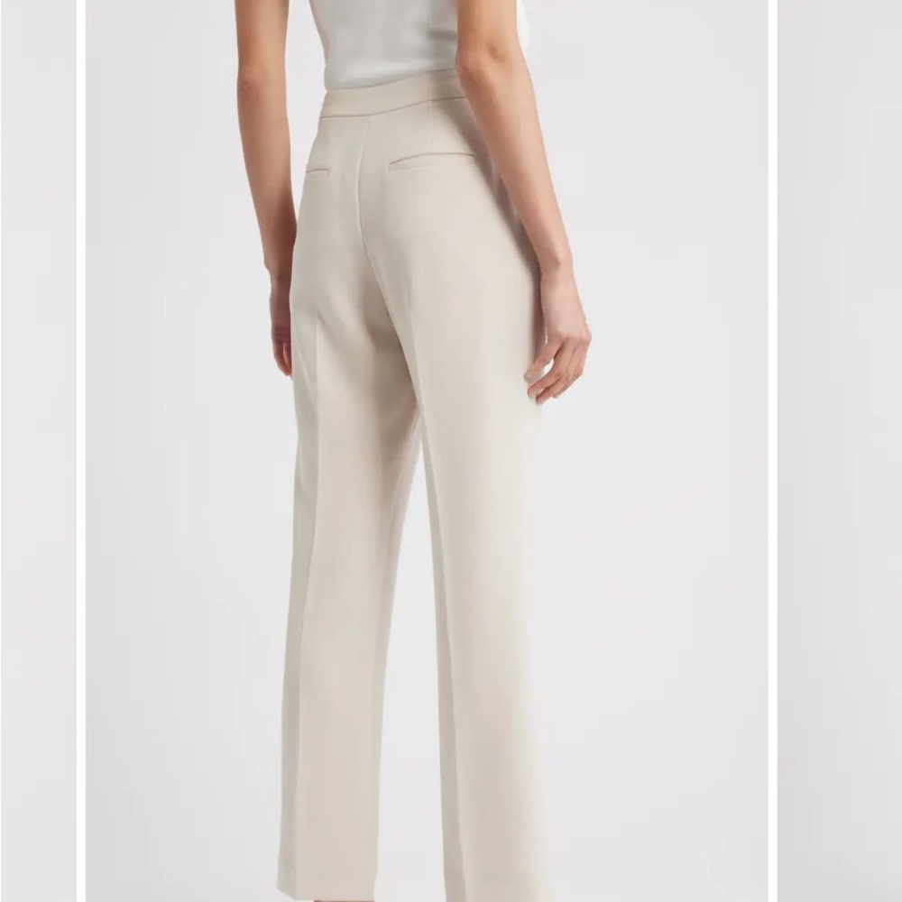Brand new with tags Ann Taylor wool blend pleated khaki twill pants - Picture 4 of 17